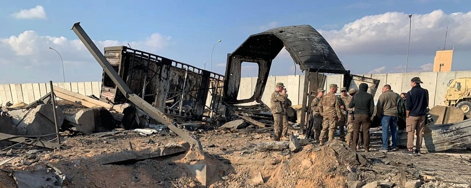 تداعيات قصف القاعدة العسكرية الأمريكية عين الأسد في العراق، 13 يناير 2019 - سبوتنيك عربي, 1920, 14.12.2023