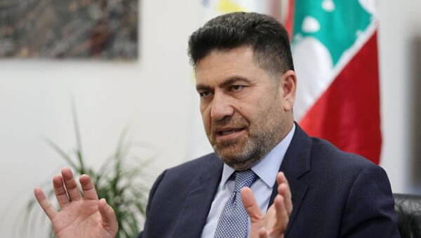 وزير الطاقة اللبناني ريمون غجر - سبوتنيك عربي