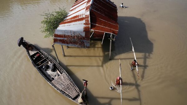 فيضانات آسيا - بنغلادش 18يوليو 2020 - سبوتنيك عربي