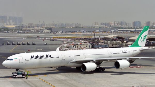 طائرة ركاب إيرانية تابعة لشركة طيران ماهان - سبوتنيك عربي