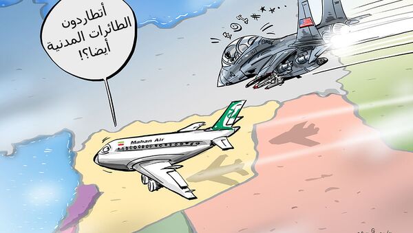 مقاتلات أمريكية تطارد طائرة مدنية - سبوتنيك عربي