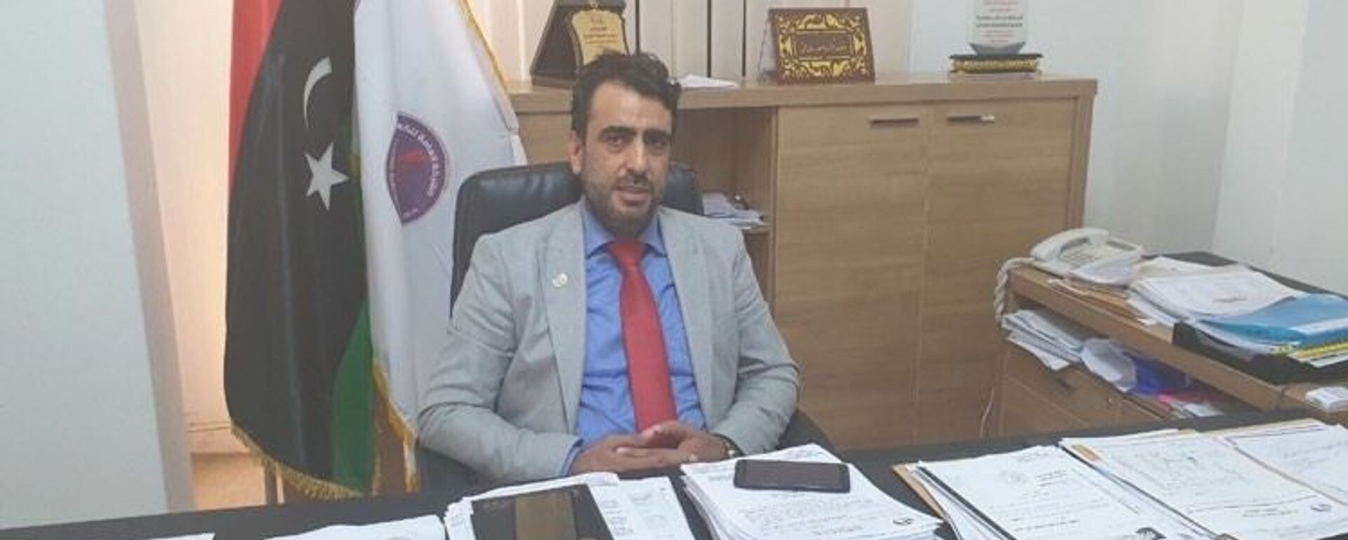 المدير التنفيذي للشركة العامة للكهرباء التابع للحكومة الليبية في بنغازي، المهندس عوض البدري - وطن نيوز عربي, 1920, 18.11.2023