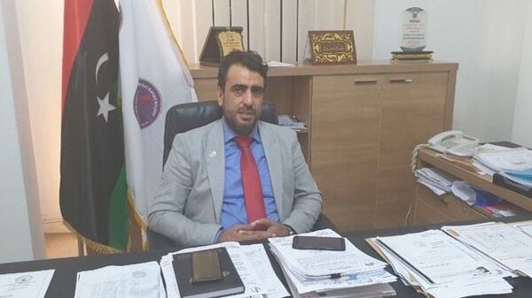 المدير التنفيذي للشركة العامة للكهرباء التابع للحكومة الليبية في بنغازي، المهندس عوض البدري - سبوتنيك عربي