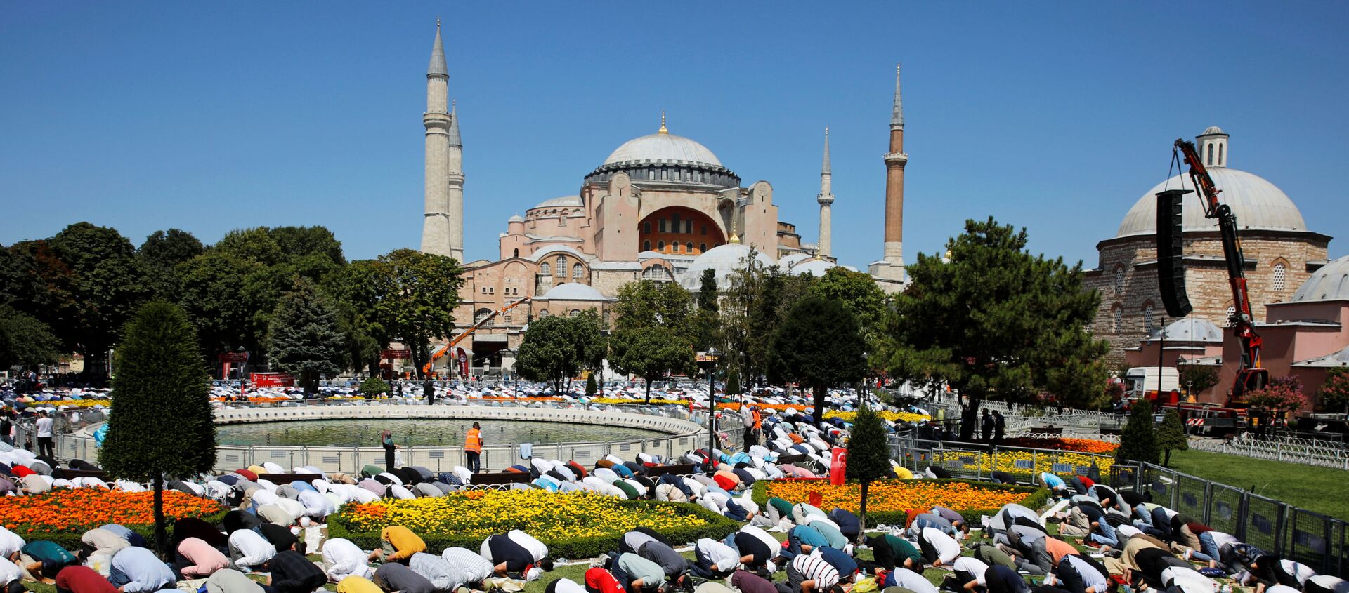 الصلاة في آيا صوفيا، اسطنبول، تركيا 24 يوليو 2020 - سبوتنيك عربي, 1920, 13.05.2021