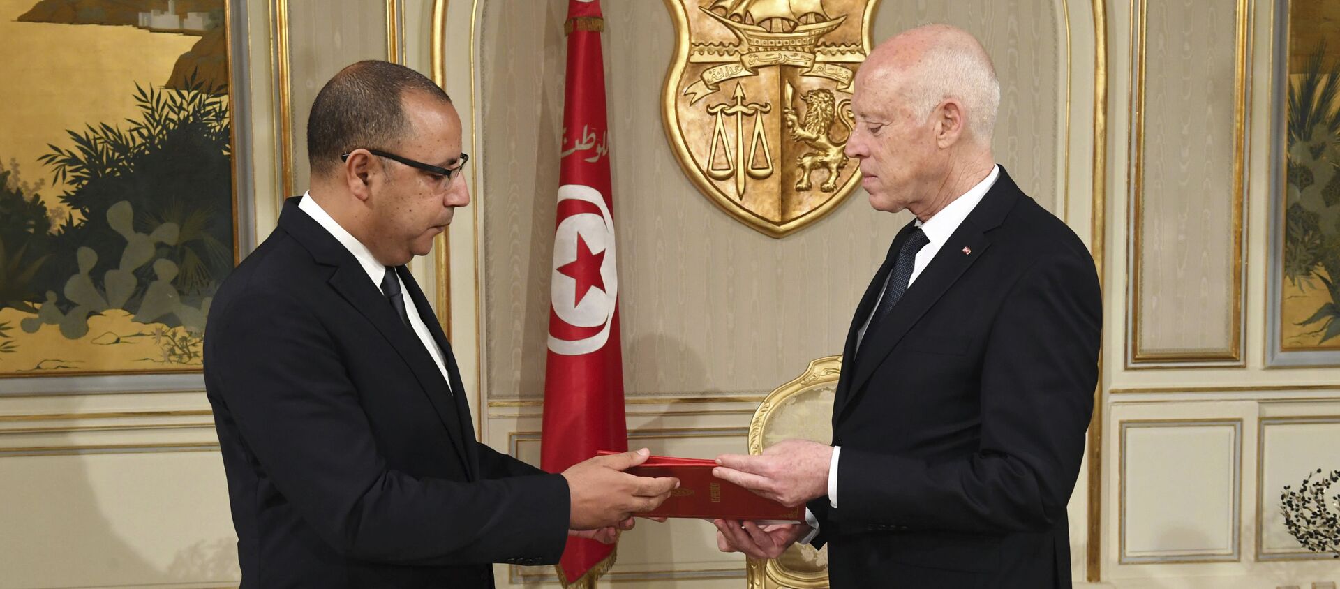 الرئيس التونسي قيس سعيد يكلف هشام المشيشي بتشكيل حكومة جديدة - سبوتنيك عربي, 1920, 27.05.2021