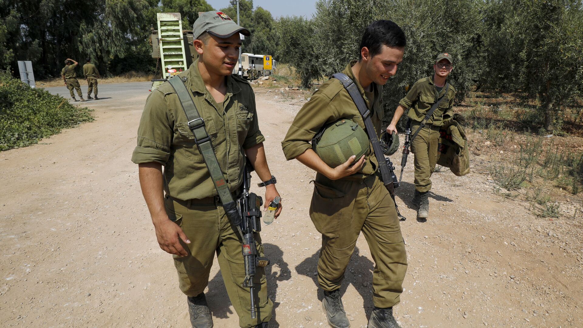 الحدود بين لبنان وإسرائيل - وصول الجيش الإسرائيلي والوحدات العسكرية إلى الحدود اللبنانية الإسرائيلية، 26 يوليو 2020 - سبوتنيك عربي, 1920, 16.11.2021