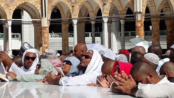 الحجاج في مكة في العام الماضي، 13 أغسطس 2019 - سبوتنيك عربي