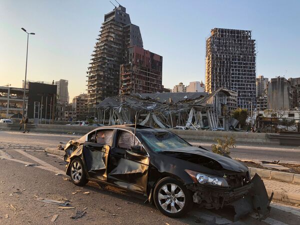 تداعيات انفجار مرفأ بيروت، لبنان 5 أغسطس/ آب 2020 - سبوتنيك عربي