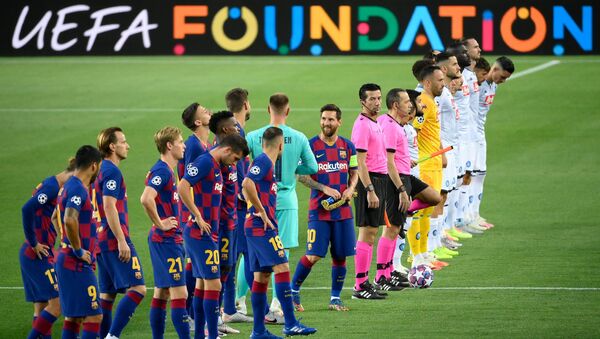 برشلونة ونابولي في دوري الأبطال - سبوتنيك عربي