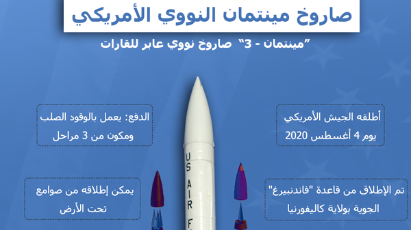11 معلومة عن صاروخ مينتمان النووي الأمريكي - سبوتنيك عربي