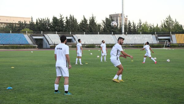  منتخب سوريا لكرة القدم في حصة تدريبية - سبوتنيك عربي
