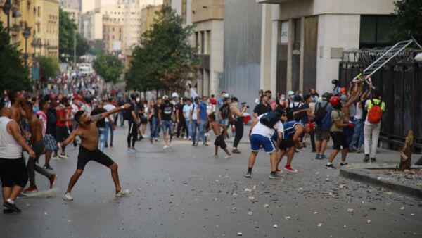 احتجاجات في بيروت، لبنان 1 سبتمبر 2020 - سبوتنيك عربي