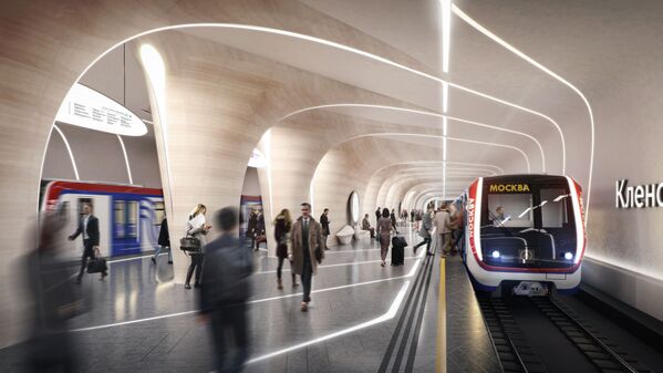 مشروع محطة مترو كلينوفي بولفار من شركة زها حديد أرخيتيكت للهندسة المعمارية - سبوتنيك عربي