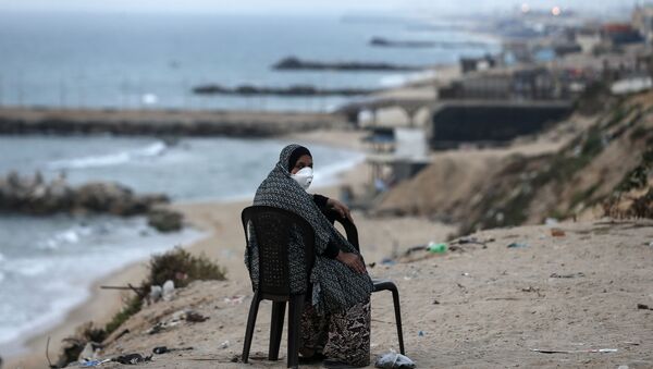 فرض الحجر الصحي بسبب موجة ثانية من تفشي فيروس كورونا في قطاع غزة، فلطسين - سبوتنيك عربي