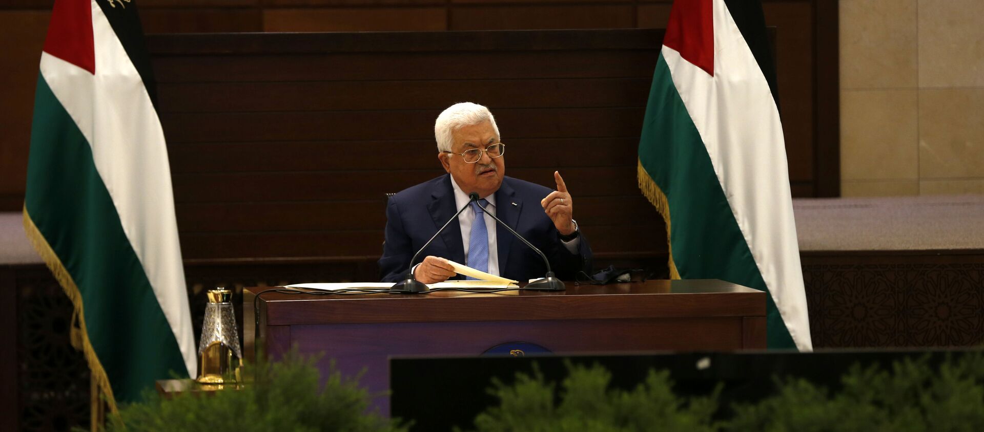 الرئيس الفلسطيني محمود عباس، رام الله، الضفة الغربية، فلسطين 3 سبتمبر 2020 - سبوتنيك عربي, 1920, 22.02.2021