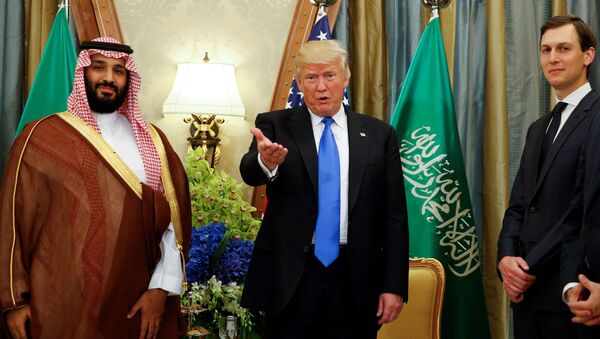 صورة أرشيفية تعبيرية  - الرئيس الأمريكي دونالد ترامب يلتقي مع الأمير محمد بن سلمان في الرياض، السعودية 20 مايو 2017 - سبوتنيك عربي