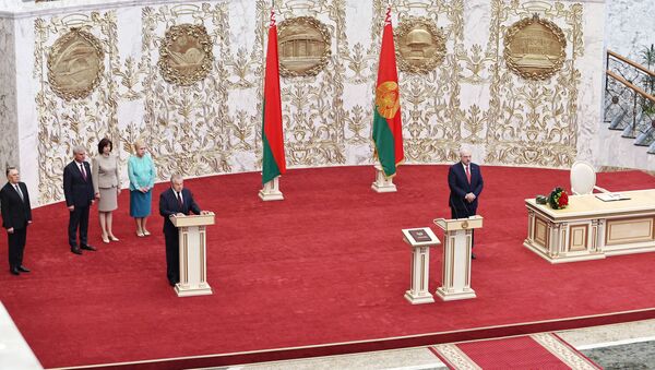 تنصيب الرئيس البيلاروسي ألكسندر لوكاشينكو - سبوتنيك عربي