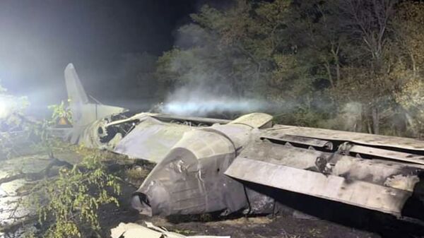 تحطم طائرة آن 26 قرب مدينة خاركوف الأوكرانية، أوكرانيا 25 سبتمبر 2020 - سبوتنيك عربي