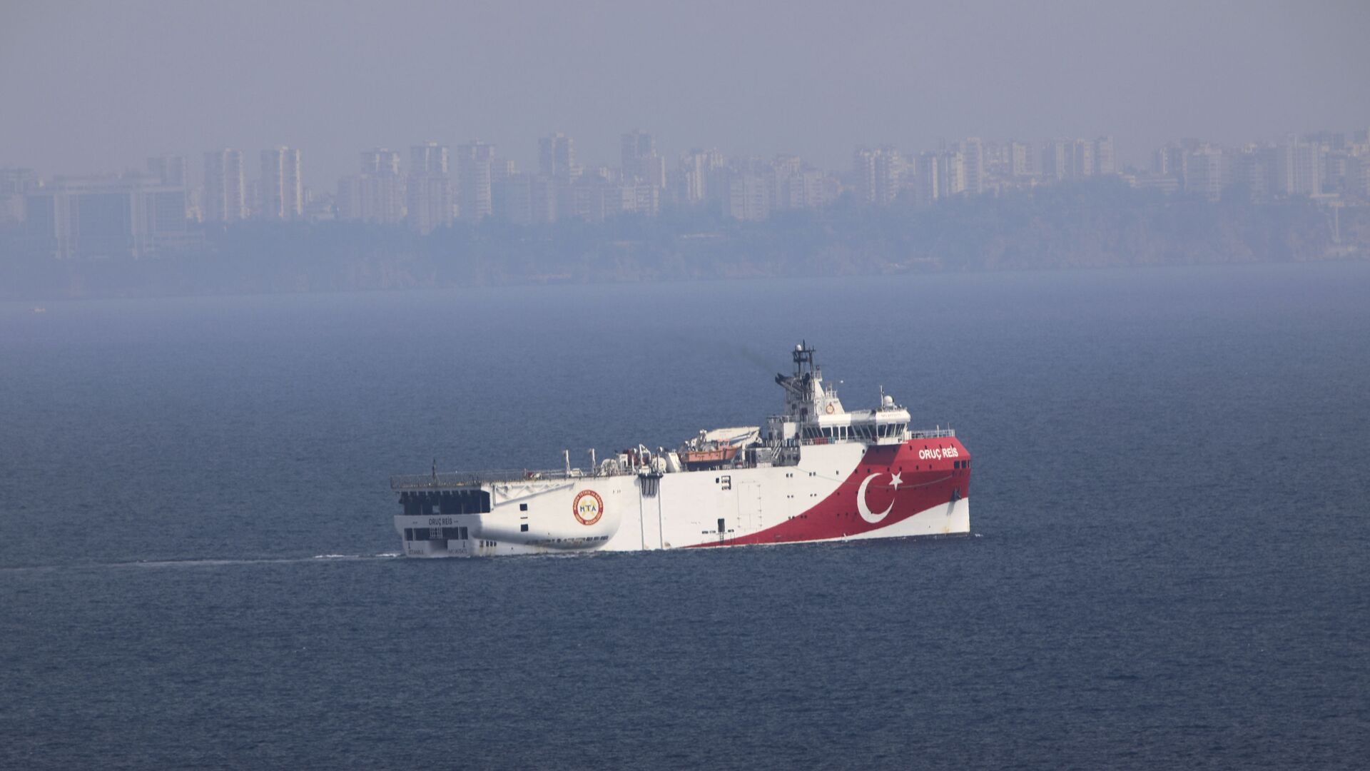 سفينة الأبحاث التركية عروج ريس في البحر المتوسط، تركيا 27 سبتمبر 2020 - سبوتنيك عربي, 1920, 03.10.2021