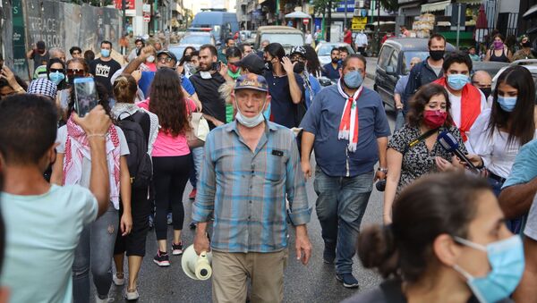 تظاهرة في بيروت رفضا لرفض الدعم: سنذهب للاشتباك المباشر مع السلطة  - سبوتنيك عربي