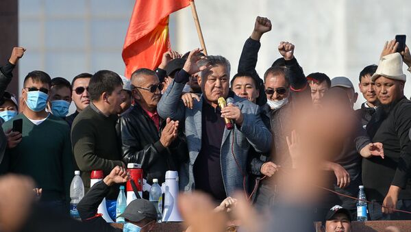 احتجاجات بيشكيك، قيرغيزستان (قرغيزستان) 5 أكتوبر 2020 - سبوتنيك عربي
