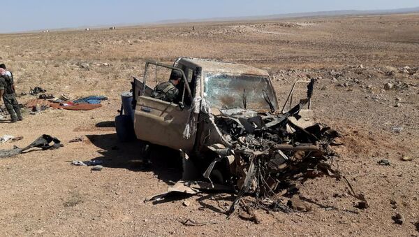الجيش السوري يحيد إرهابيين ويدمر لهم سيارة برشاش شرقي حماة - سبوتنيك عربي