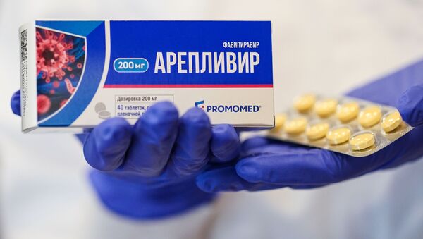 الدواء Areplivir (أريبليفير) الروسي لمعالجة فيروس كورونا، موسكو، روسيا سبتمبر 2020 - سبوتنيك عربي