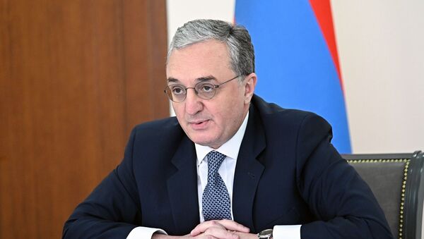 وزير الخارجية الأرميني زهراب مناتساكانيان - سبوتنيك عربي