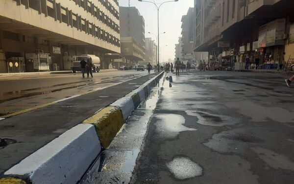 افتتاح التحرير وجسر يربط جانبي بغداد بعد عام من الإغلاق إثر الاحتجاجات - سبوتنيك عربي