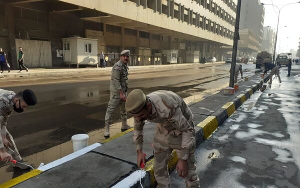 افتتاح التحرير وجسر يربط جانبي بغداد بعد عام من الإغلاق إثر الاحتجاجات - سبوتنيك عربي