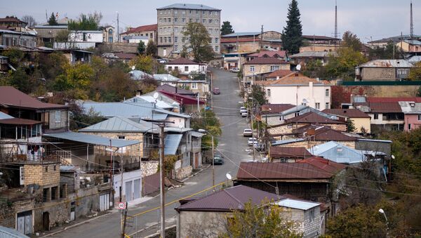مدينة ستيباناكيرت، قره باغ، بعد وقف إطلاق النار بين أرمينيا و أذربيجان 16 نوفمبر 2020 - سبوتنيك عربي
