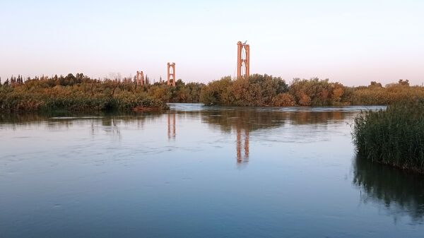 الجسر المعلق في دير الزور، سوريا - سبوتنيك عربي