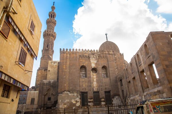 مسجد السلطان قايتباي في صحراء المماليك - القاهرة - سبوتنيك عربي