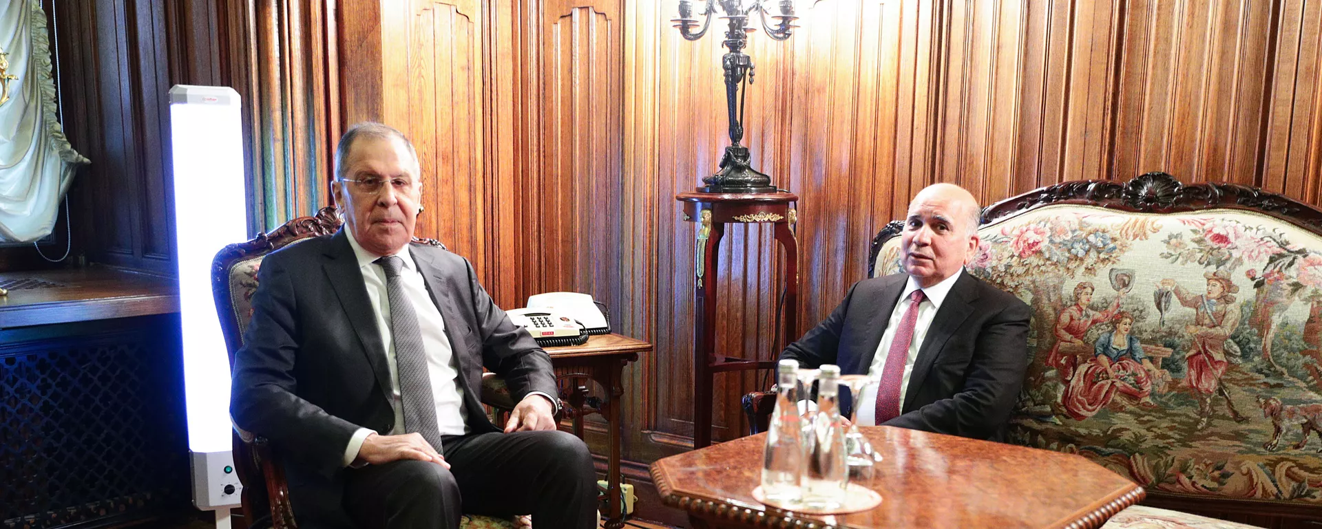 وزير الخارجية الروسي سيرغي لافروف ونظيره العراقي فؤاد حسين - سبوتنيك عربي, 1920, 06.02.2023