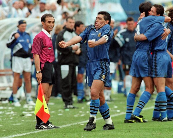 لاعب كرة القدم الأرجنتيني دييغو مارادونا، 1994 - سبوتنيك عربي
