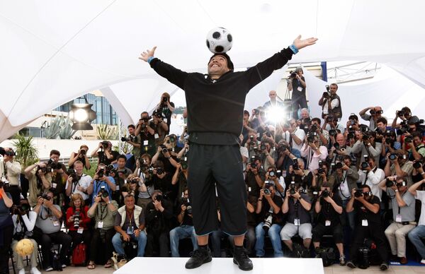 لاعب كرة القدم الأرجنتيني دييغو مارادونا، 2008 - سبوتنيك عربي