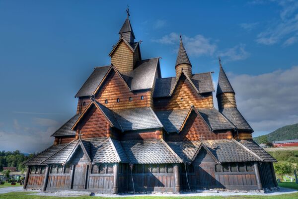 صورة كنيسة هيدال الخشبية في النرويج، للمصور بجورن أندري هاهغن، وصلت إلى نهائيات المسابقة الدولية المصور التاريخي لعام 2020  - سبوتنيك عربي