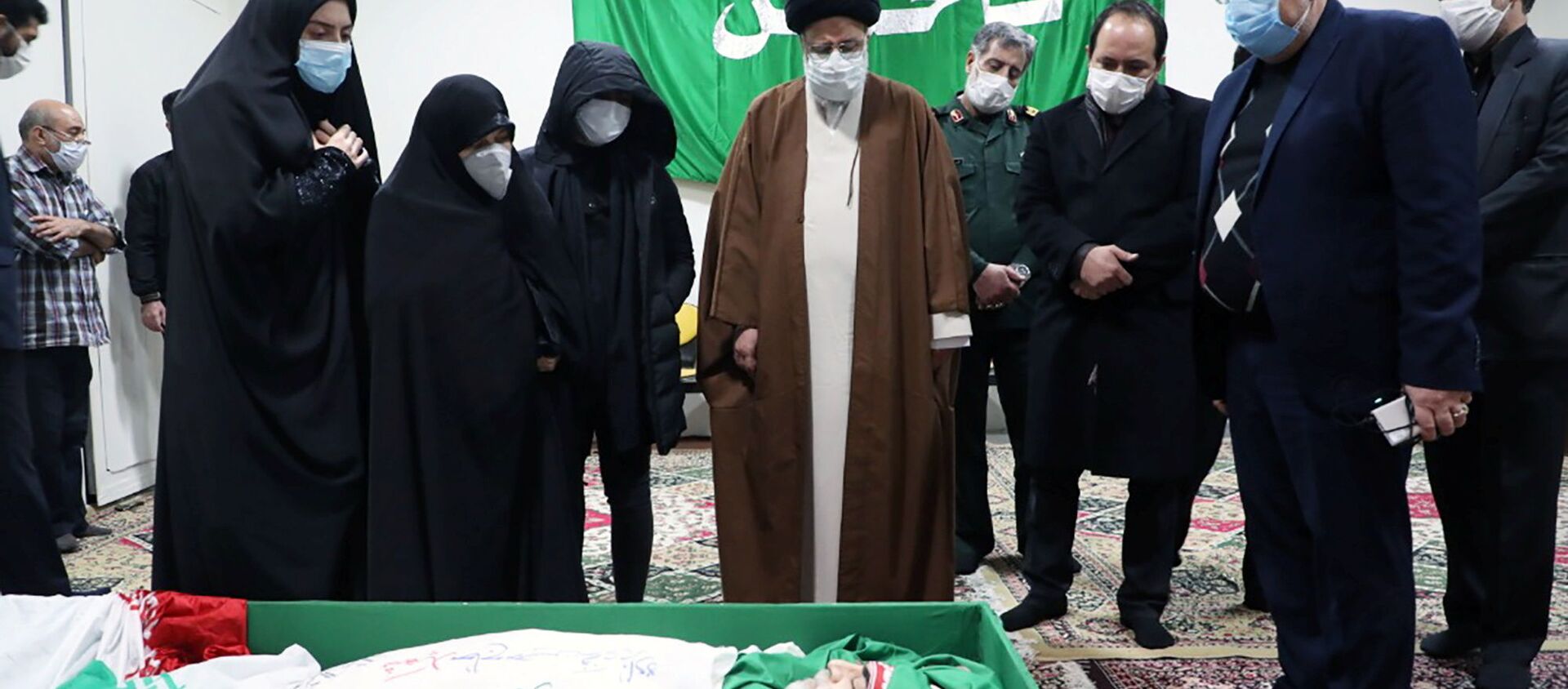 مراسم دفن العالم النووي والدفاعي الإيراني محسن فخري زاده، طهران، إيران 28 نوفمبر 2020 - سبوتنيك عربي, 1920, 11.02.2021