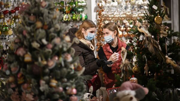 زينة أعياد الميلاد و رأس السنة في موسكو، 1 ديسمبر 2020 - سبوتنيك عربي
