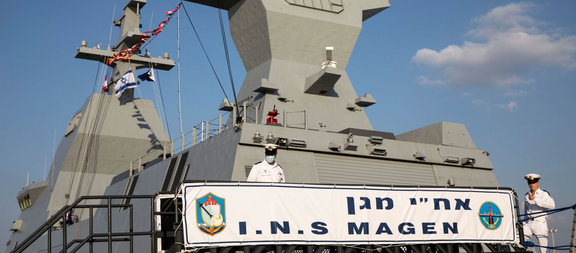 بحارة إسرائيليون على متن السفينة الجديدة ساعر-6 من طراز كورفيت، في القاعدة البحرية الإسرائيلية في حيفا، شمال إسرائيل، 2 ديسمبر 2020. - سبوتنيك عربي, 1920, 27.12.2020