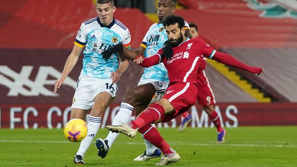 محمد صلاح يتألق ويسجل في مباراة ليفربول وولفرهامبتون  - سبوتنيك عربي