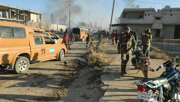سيارة مفخخة تستهدف حاجزا للميليشيات التركمانية شرقي سوريا - سبوتنيك عربي
