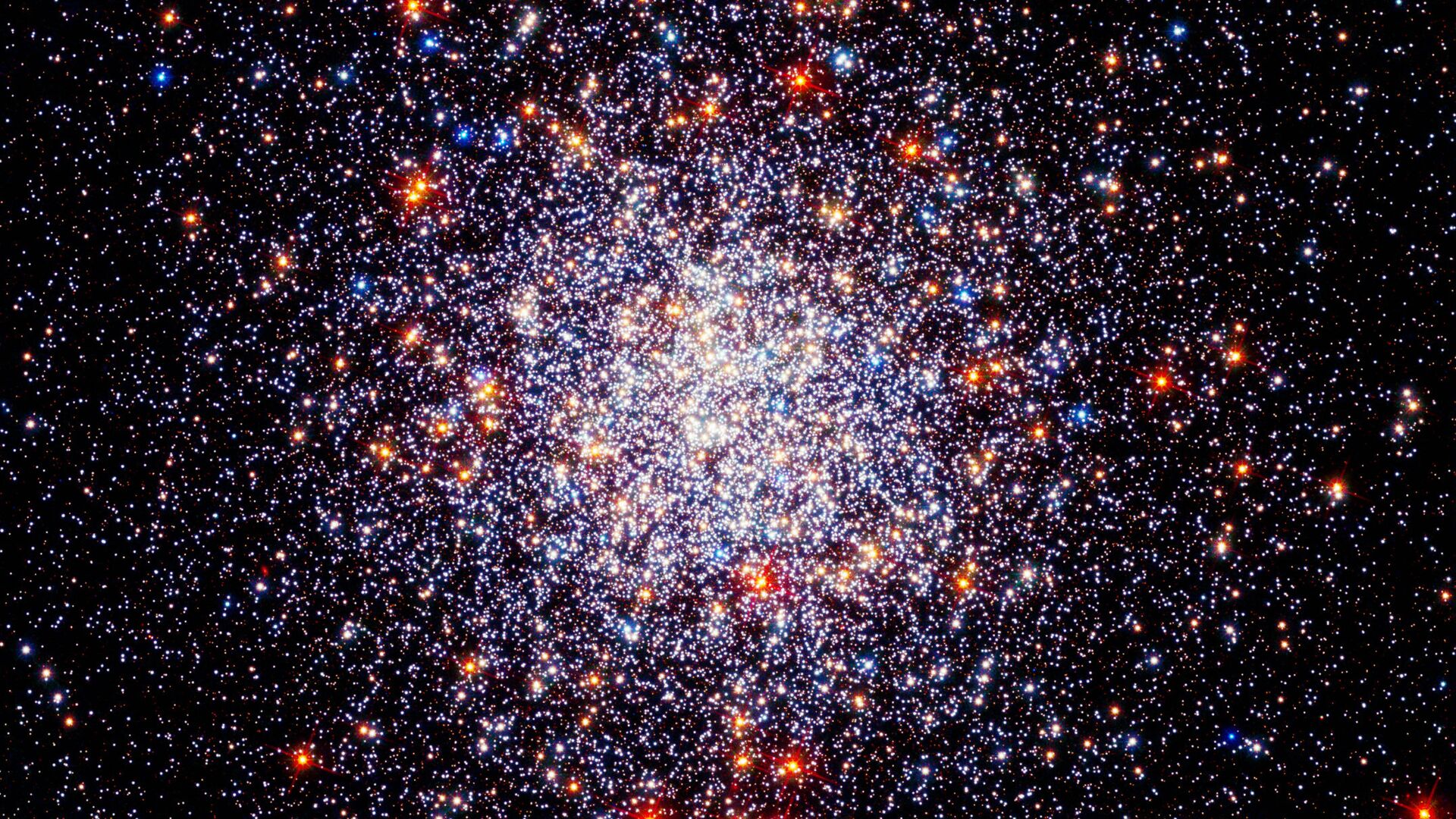 هذه الصورة للعنقود النجمي الكروي كالدويل 87 (أو إن جي سي 1261، هو عنقود مغلق في كوكبة الساعة) بين الملاحظات التي تم إجراؤها بواسطة كاميرا هابل واسعة المجال 3 في الضوء المرئي والأشعة فوق البنفسجية جنبًا إلى جنب مع الأشعة تحت الحمراء من الكاميرا المتقدمة للرصد الفلكي. ساعدت هذه الكاميرا علماء الفلك على تتبع حركات نجوم العنقود وفهم الوفرة الكيميائية للنجوم بشكل أفضل. - سبوتنيك عربي, 1920, 03.12.2021