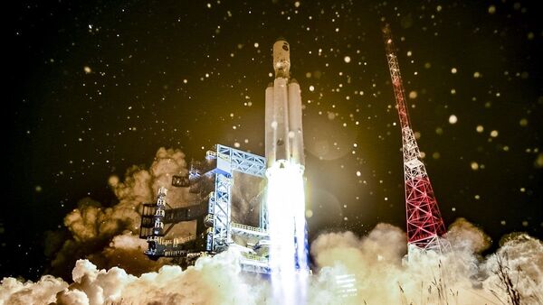 صاروخ أنغارا -أ5 الروسي ينطلق من قاعدة بليسيتسك الفضائية في شمال روسيا، 14 ديسمبر 2020 - سبوتنيك عربي