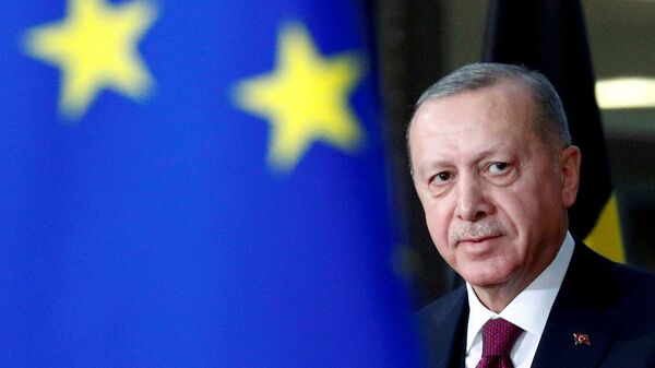  الرئيس التركي رجب طيب أردوغان، ديسمبر 2020 - سبوتنيك عربي
