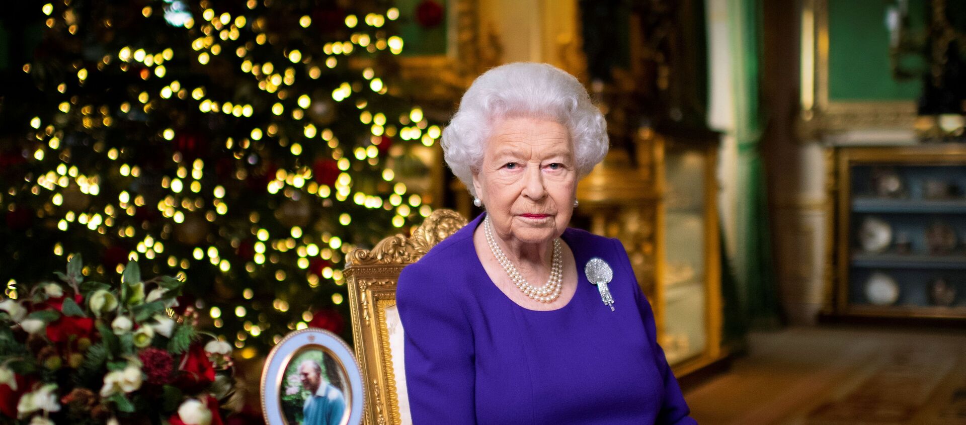 ملكة بريطانيا إليزابيث الثانية خلال خطابها للكريسماس، 24 ديسمبر/ كانون الأول 2020 - سبوتنيك عربي, 1920, 26.02.2021