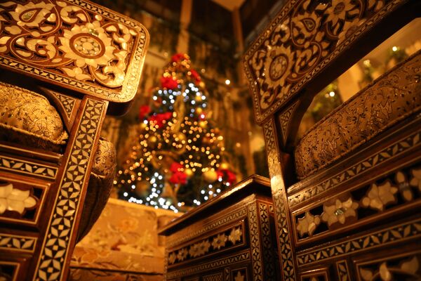 زينة عيد الميلاد و رأس السنة في دمشق، سوريا ديسمبر 2020 - سبوتنيك عربي
