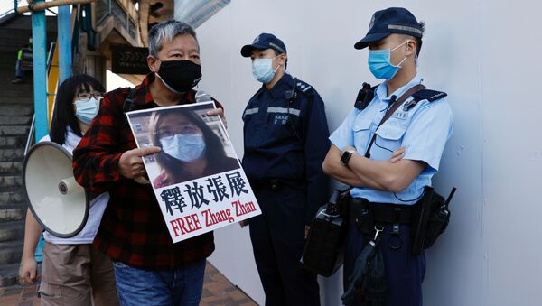 ناشطون صينيون يطالبون بالإفراج عن تشانغ تشان - سبوتنيك عربي