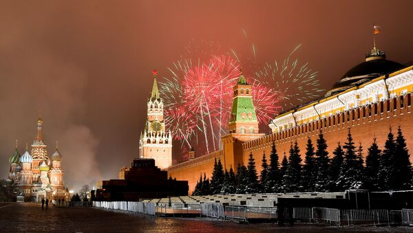 احتفالات موسكو برأس السنة 2021 - سبوتنيك عربي