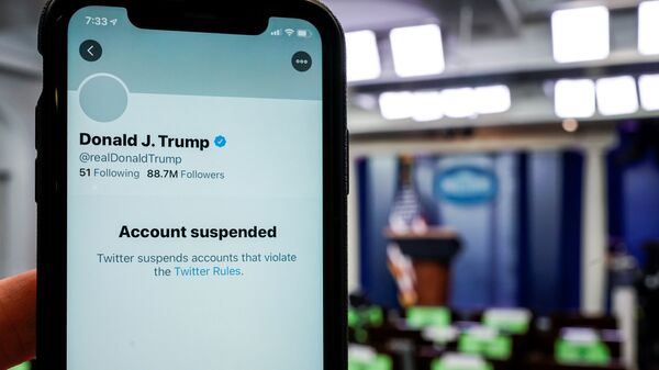 حظر الرئيس الأمريكي دونالد ترامب على تويتر - سبوتنيك عربي